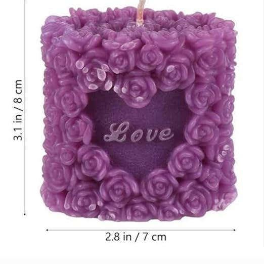 valentine s 3d rose shaped heart shaped candle love rose shape candles candle for wedding i love you candle