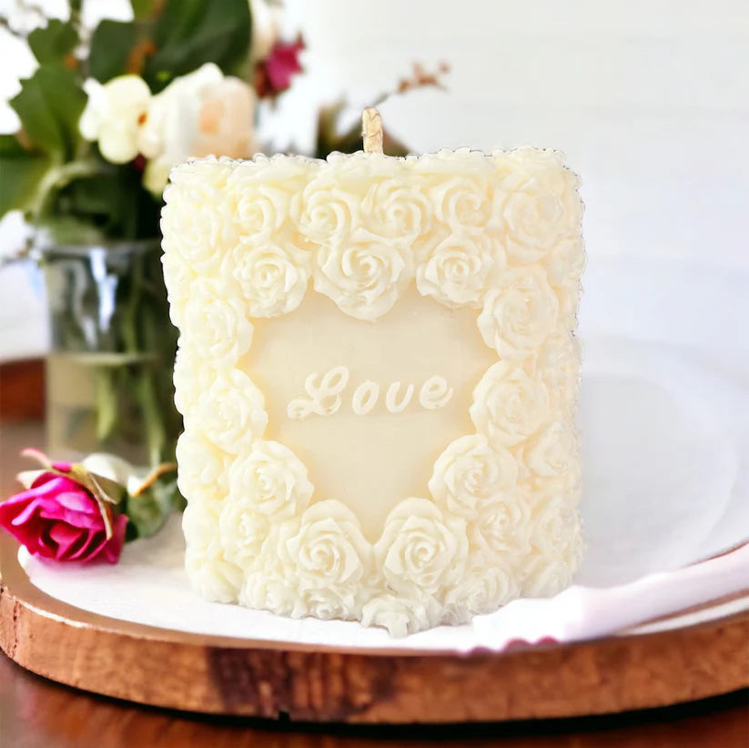 valentine s 3d rose shaped heart shaped candle love rose shape candles candle for wedding i love you candle