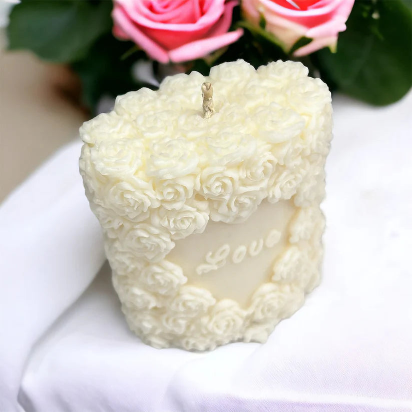 valentine s 3d rose shaped heart shaped candle love rose shape candles candle for wedding i love you candle