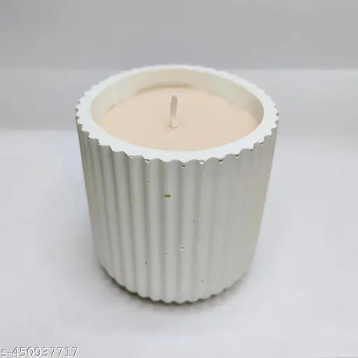 ylang ylang soy wax candle luxury concrete jar lid fragrance candles for home