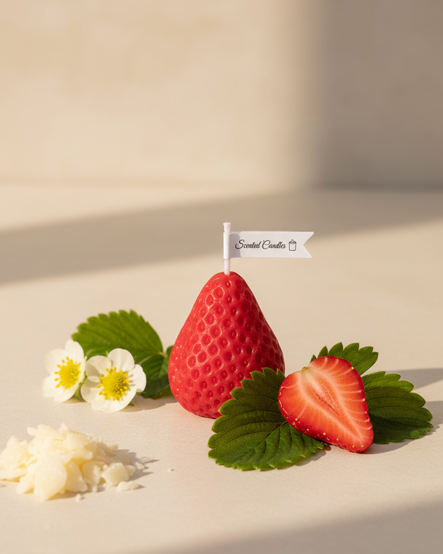 strawberry candles pack of 12 bulk event india karessa candles