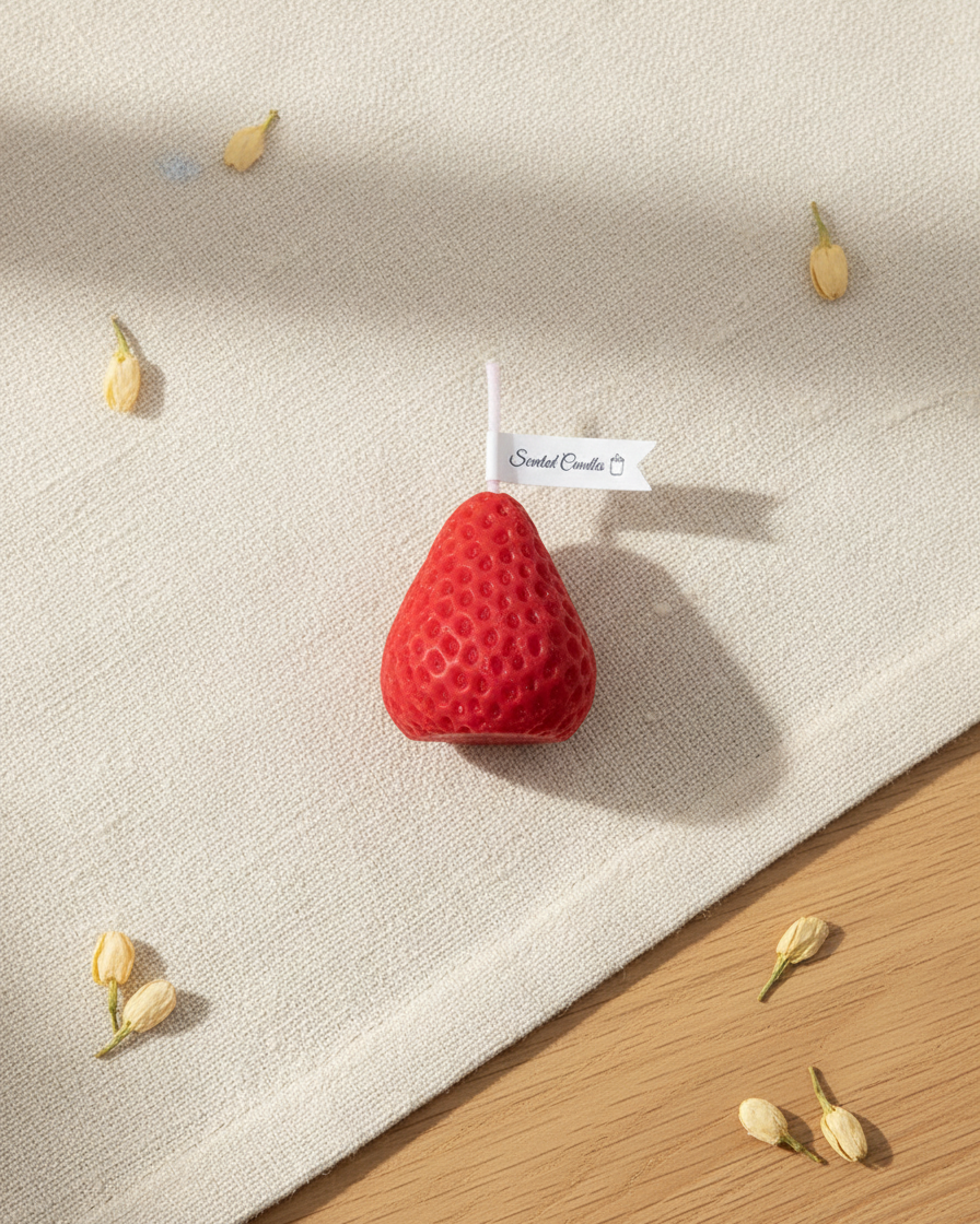 strawberry candles pack of 12 bulk event india karessa candles