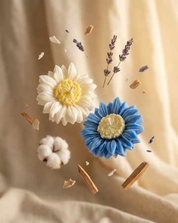 floating sunflower candles pack of 6 soy wax india karessa candles