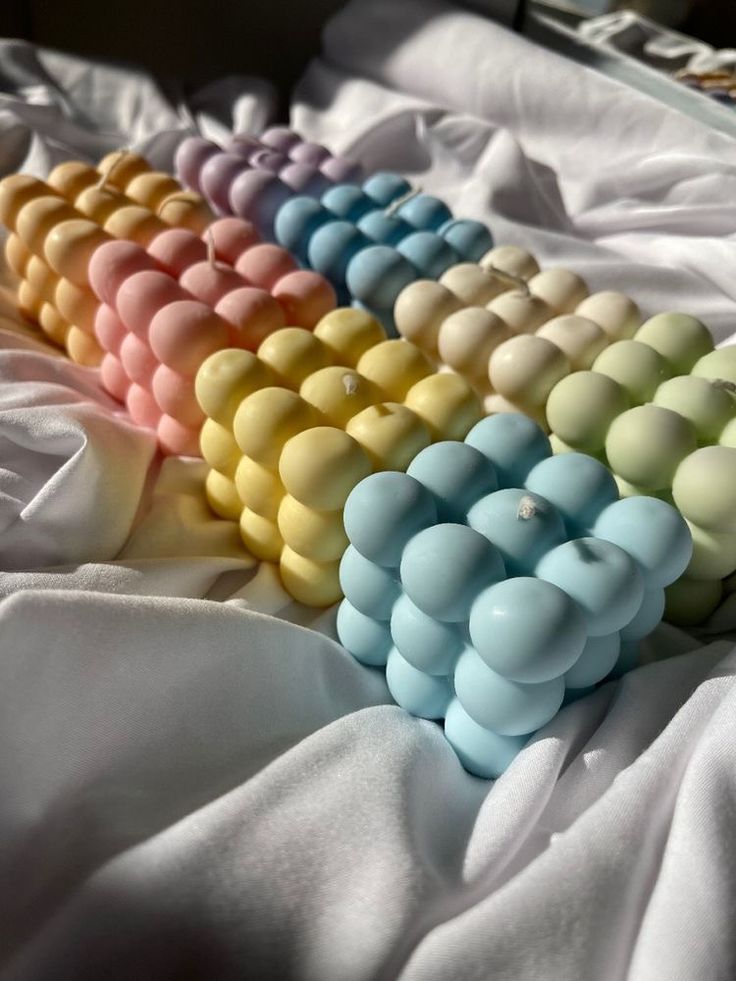 big bubble candle green bubblegum scented bubble candle
