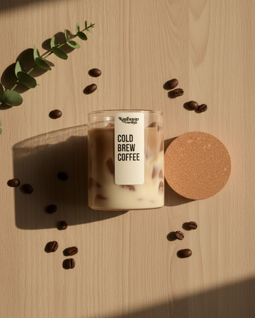 Iced Coffee Candle — Iced Latte Scented Handmade Candle India