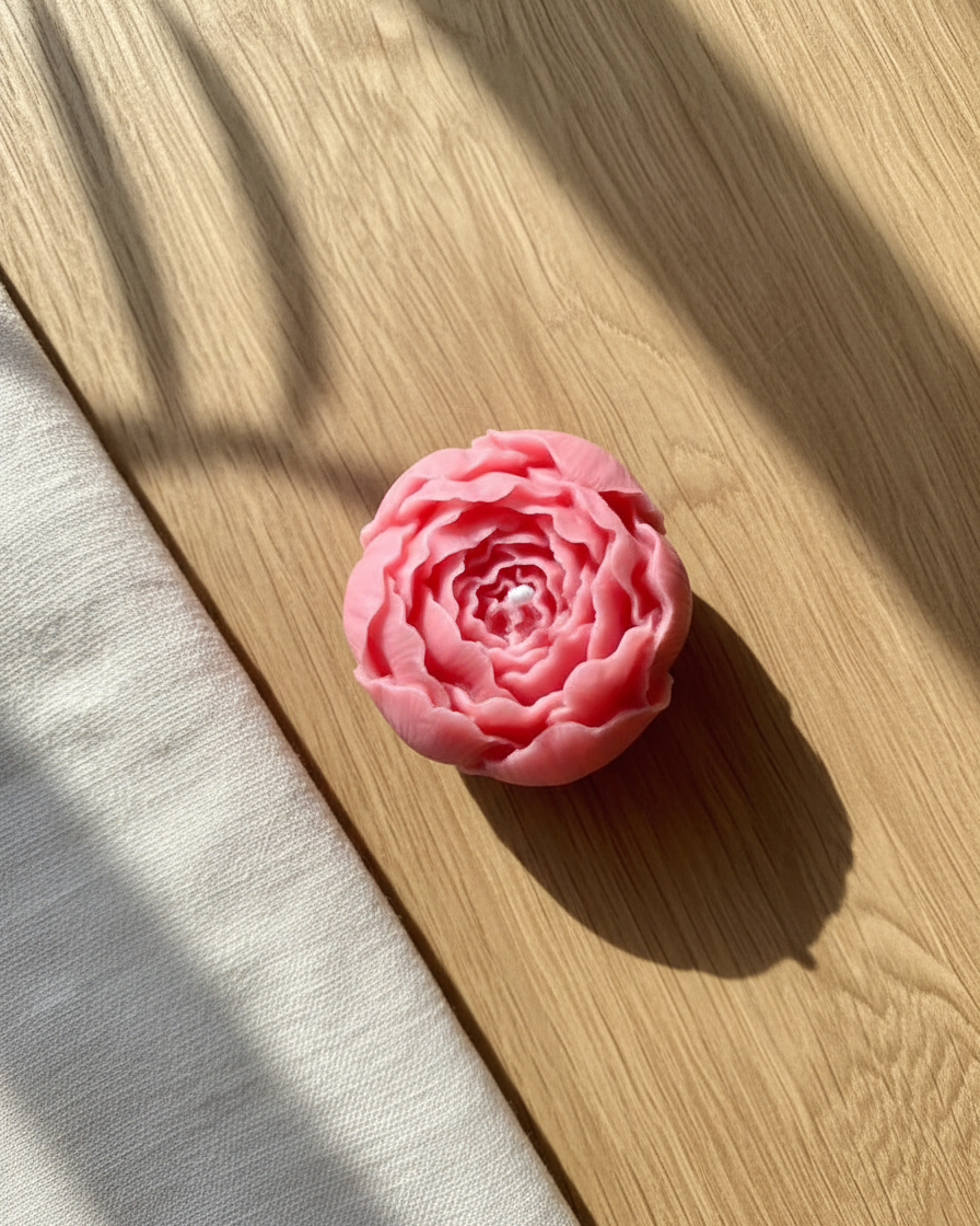 rose candle gift set pack of 6 soy wax india karessa candles