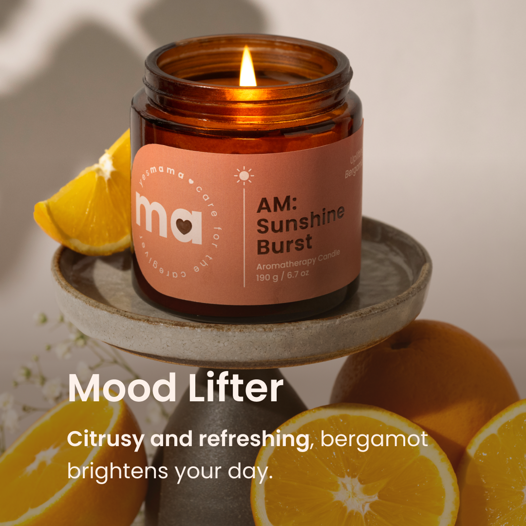 am sunshine burst aromatherapy scented candle