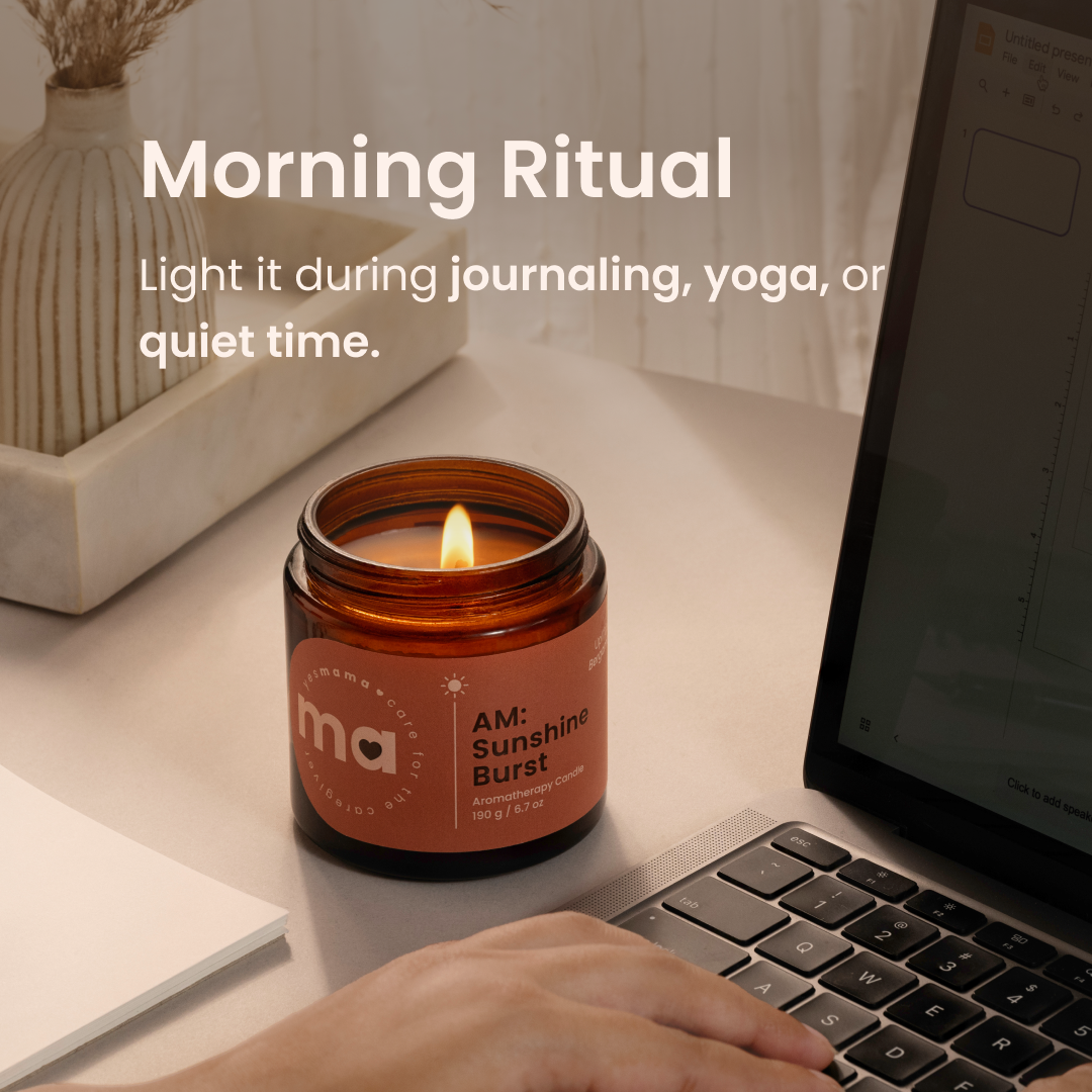 am sunshine burst aromatherapy scented candle