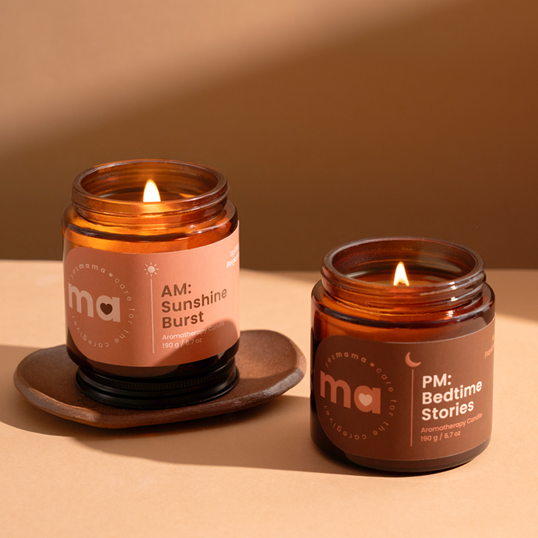 aromatherapy candle am sunshine burst_uplifting bergamot