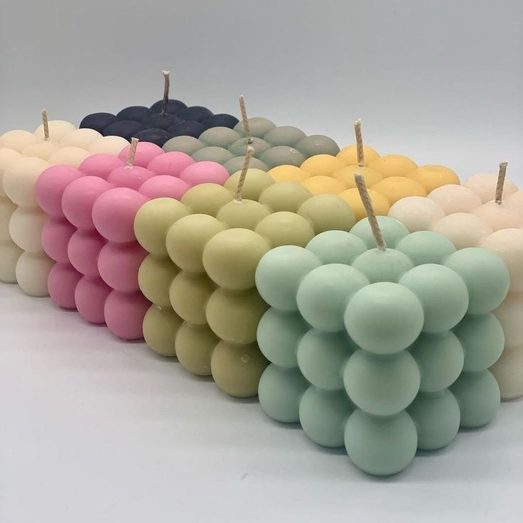 big bubble candle green bubblegum scented bubble candle