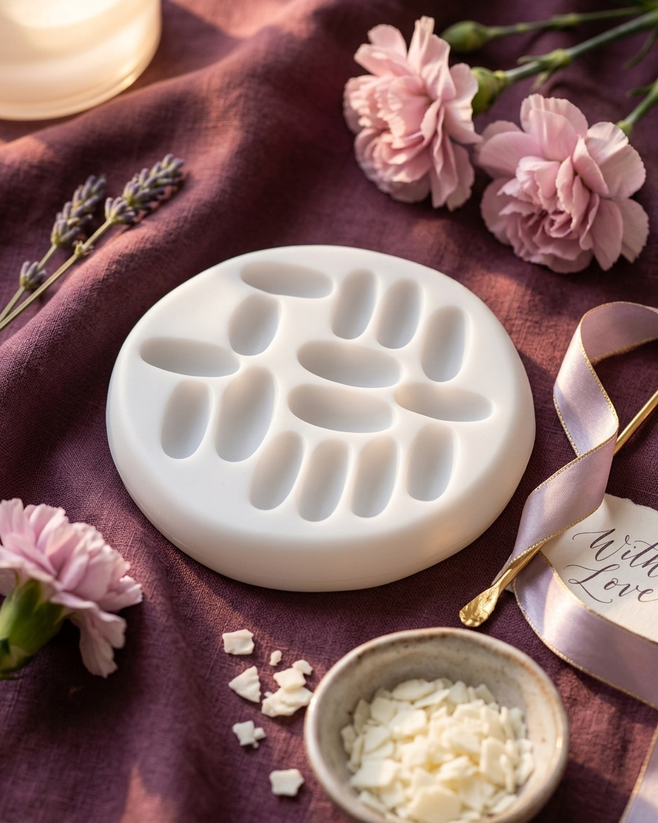 paint palette art studio concrete trinket tray jewellery organiser gypsum empty open vessel aromatherapy soy wax candle India