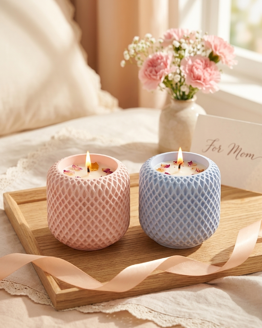 geometric modern angular concrete candle jar gypsum vessel empty empty open vessel wholesale bulk order India