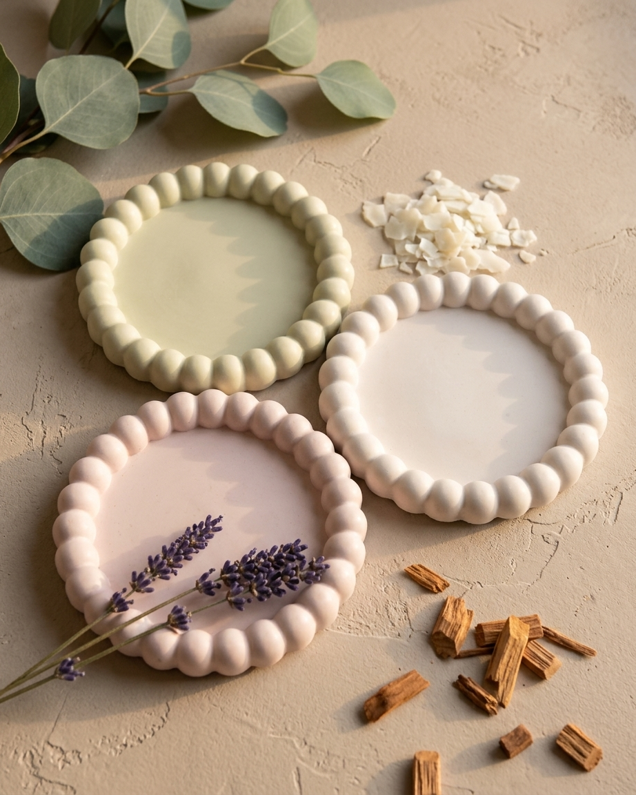 Concrete bubble circle tray jewellery organiser trinket tray gypsum ring dish India