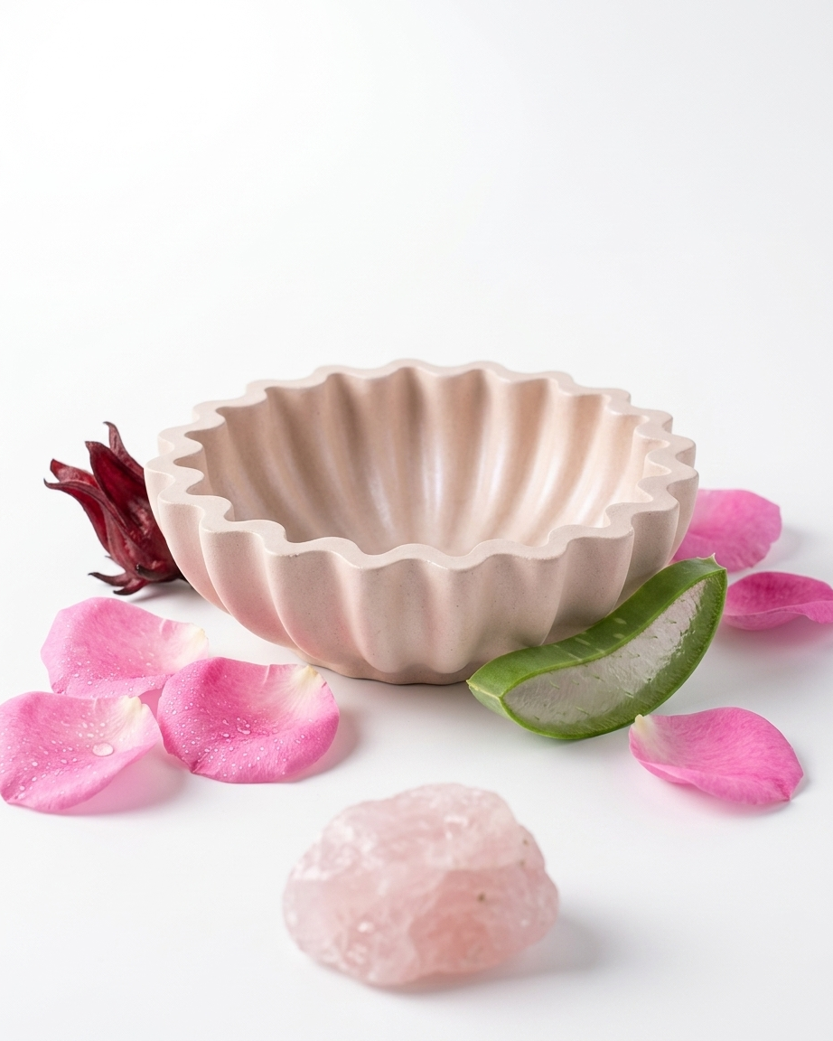 3D bow ribbon shaped concrete candle bowl gypsum vessel soy wax empty open vessel wholesale bulk order India