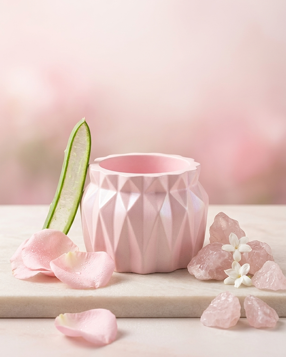 faceted angular premium concrete candle jar gypsum vessel empty empty open vessel Diwali gifting home decor India