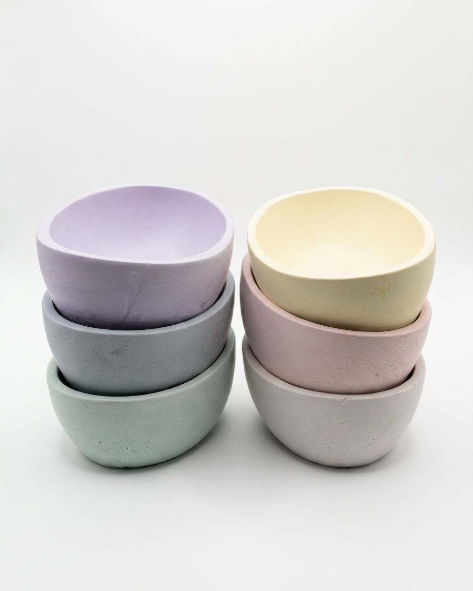 small boat compact concrete candle jar gypsum vessel empty empty open vessel wedding favour corporate gifting India