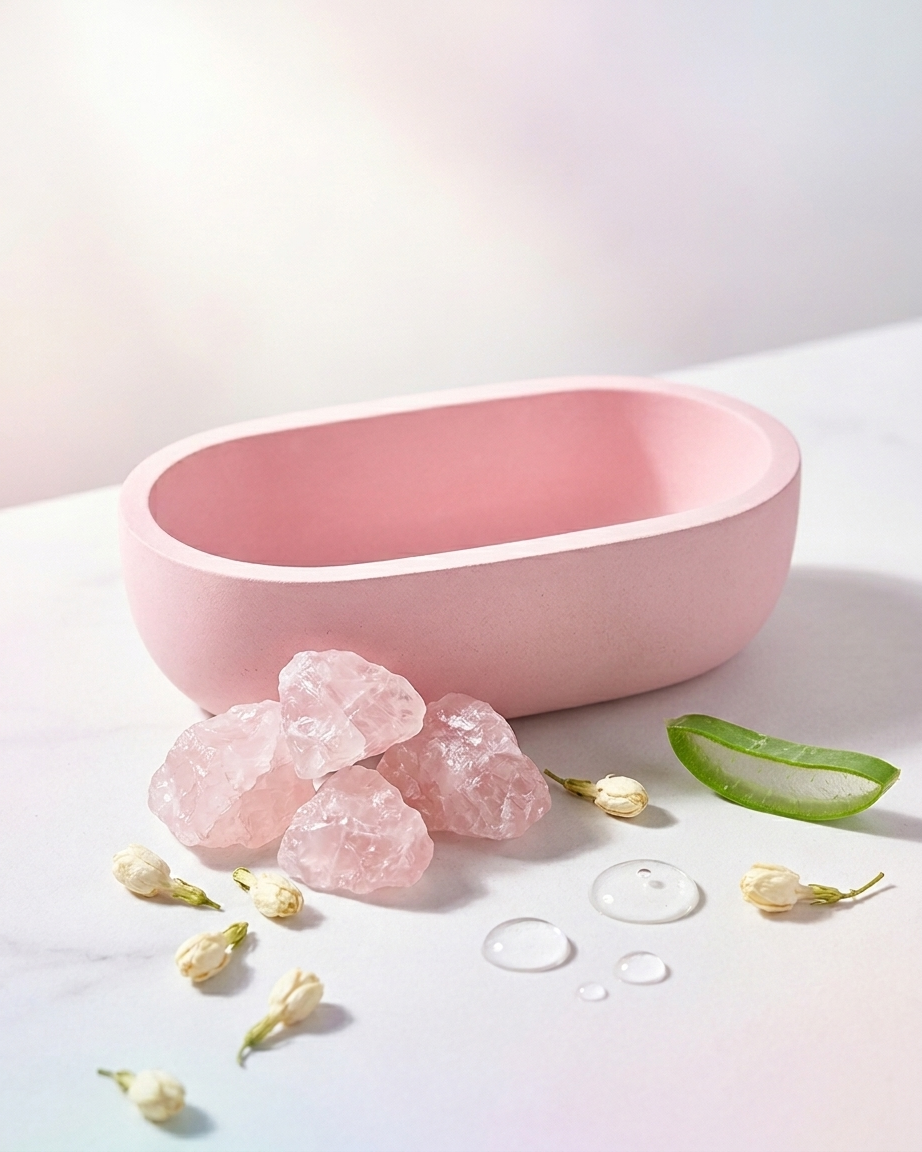 oval boat shaped concrete gypsum candle vessel empty open vessel aromatherapy soy wax candle India