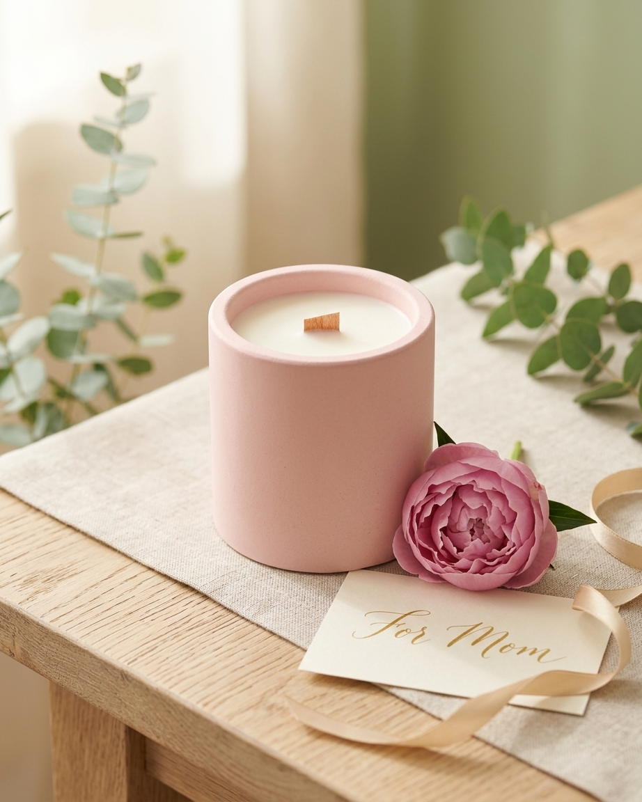 cylindrical round pillar concrete candle jar gypsum vessel empty empty open vessel candle making raw material wholesale India