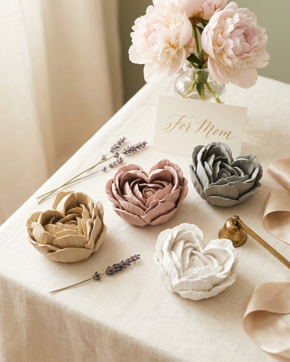 3D bow ribbon shaped concrete candle bowl gypsum vessel soy wax empty open vessel wholesale bulk order India