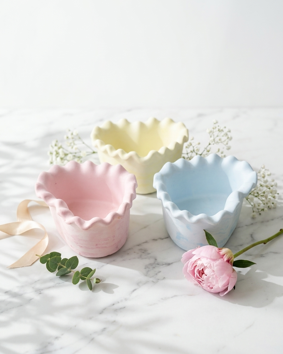 Heart shaped concrete candle jar wholesale empty gypsum vessel candle making India