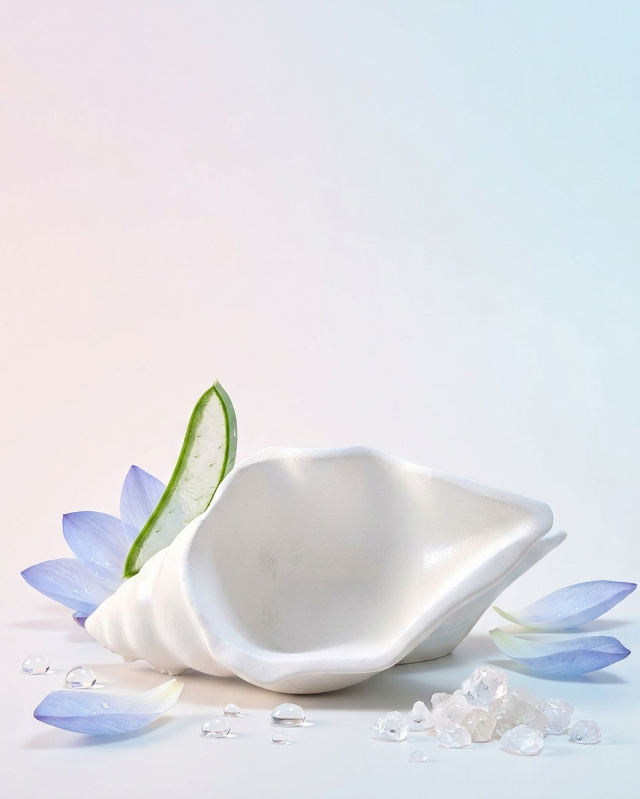Wholesale shell shaped gypsum concrete vessel 55ml candle making supplier India