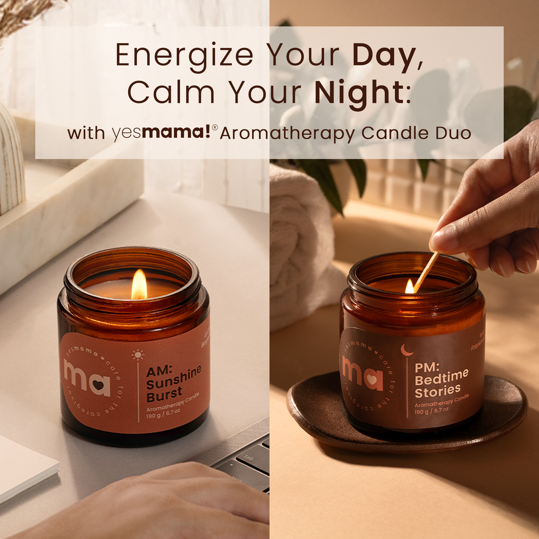 aromatherapy candle am sunshine burst_uplifting bergamot