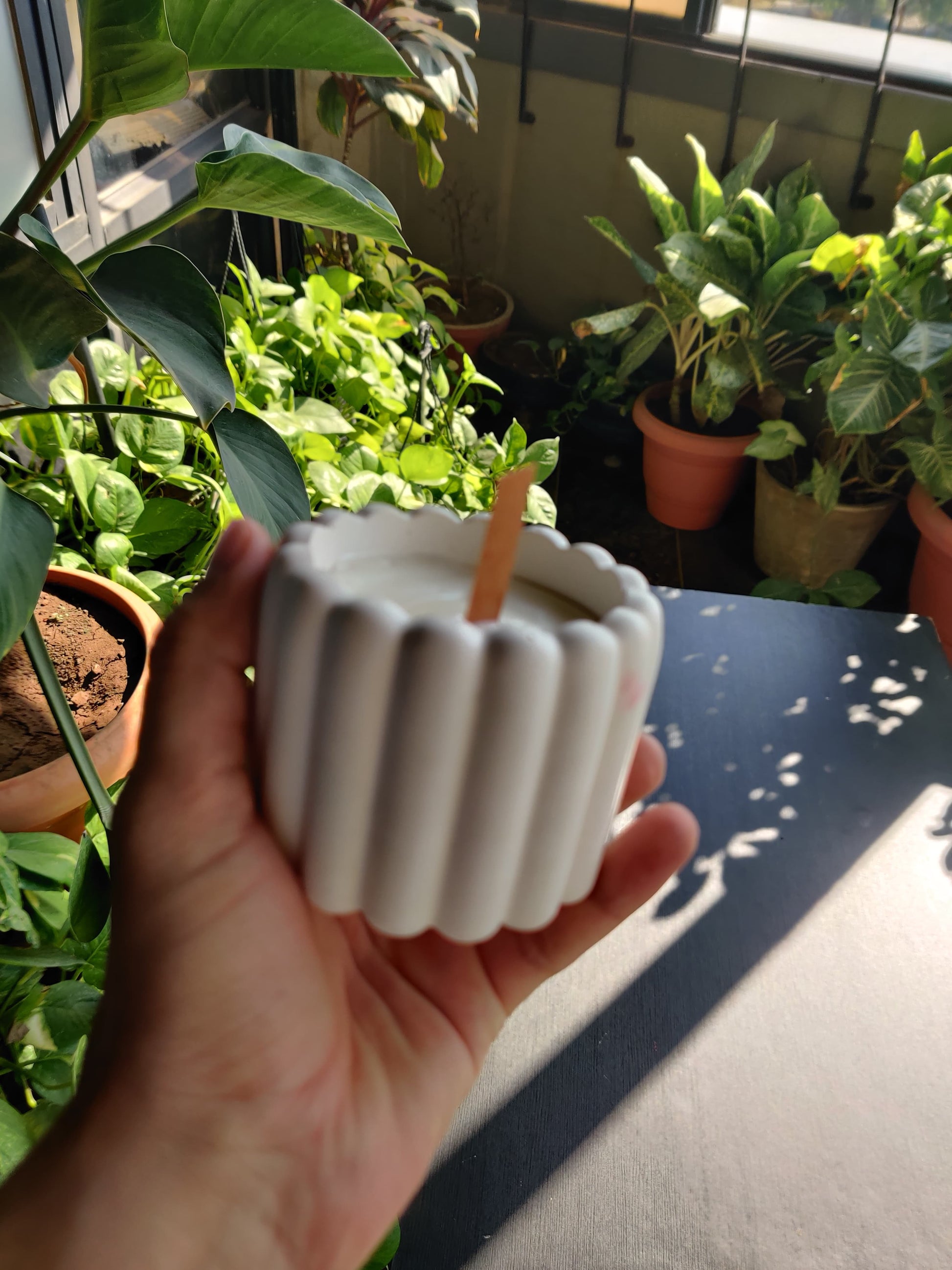 citrus ribbed jar soy wax candle soy wax scented candle handmade unique container candle