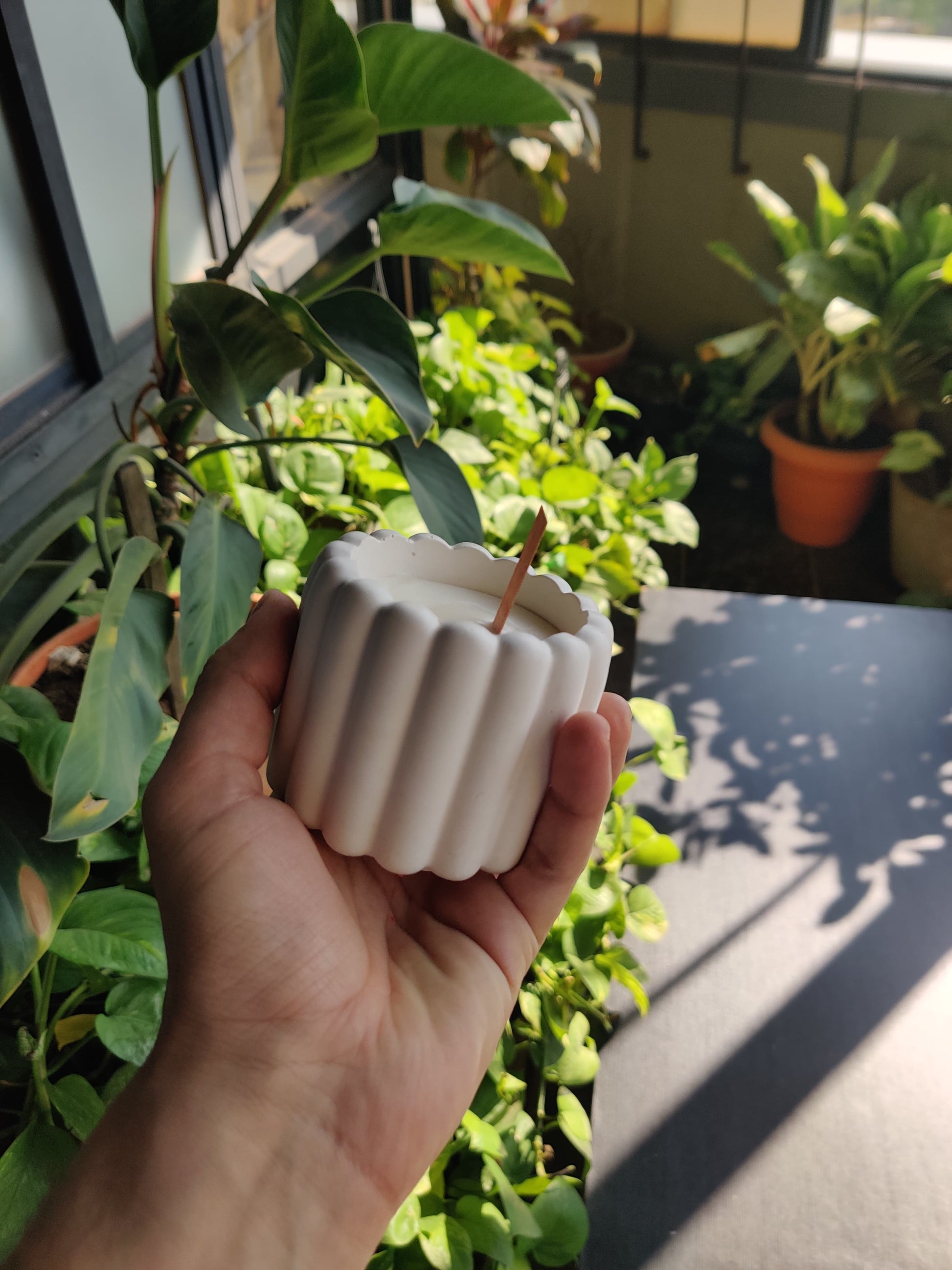 citrus ribbed jar soy wax candle soy wax scented candle handmade unique container candle