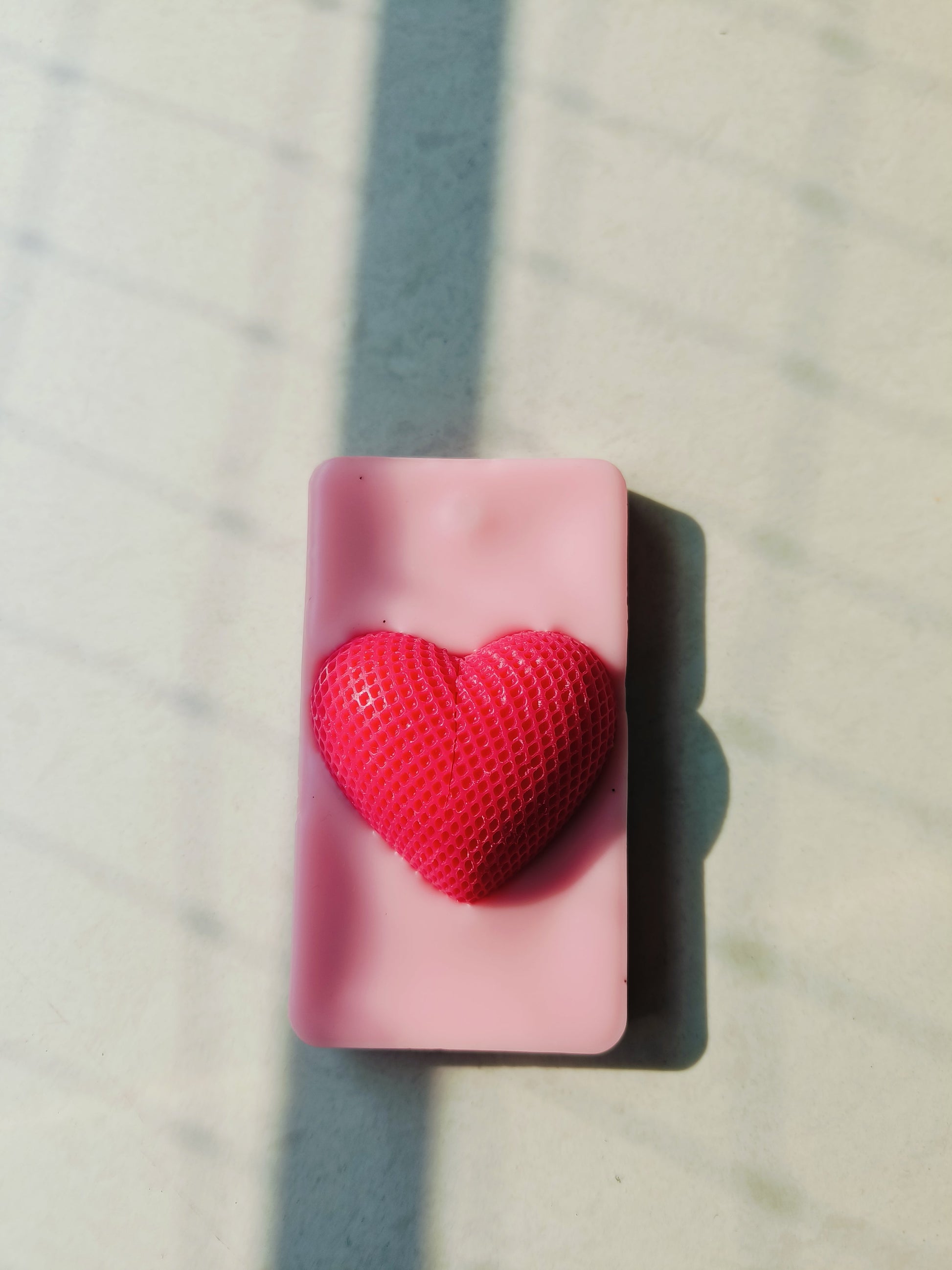 valentines special sachet with 3d heart on it fragrance tablet