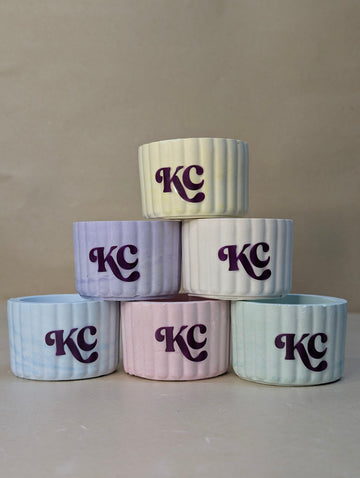 Round Ribbed Tealight Candle Jar For Candle Making