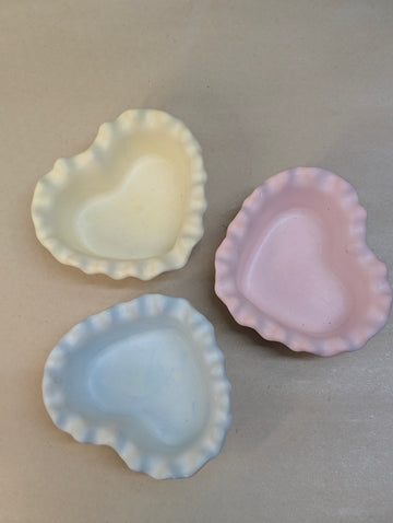 Heart shaped Candle Jar for Candle Making, Heart Shaped Concrete Gypsum jar For Candles