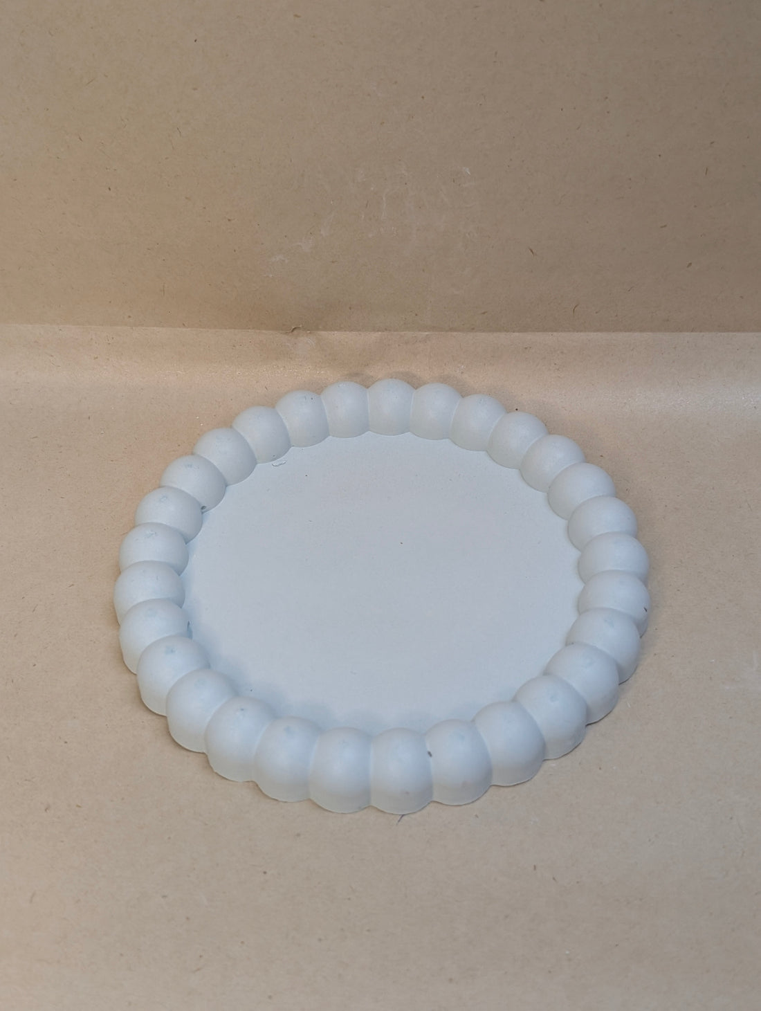 Blue Concrete Bubble Circle Tray For Jewellery