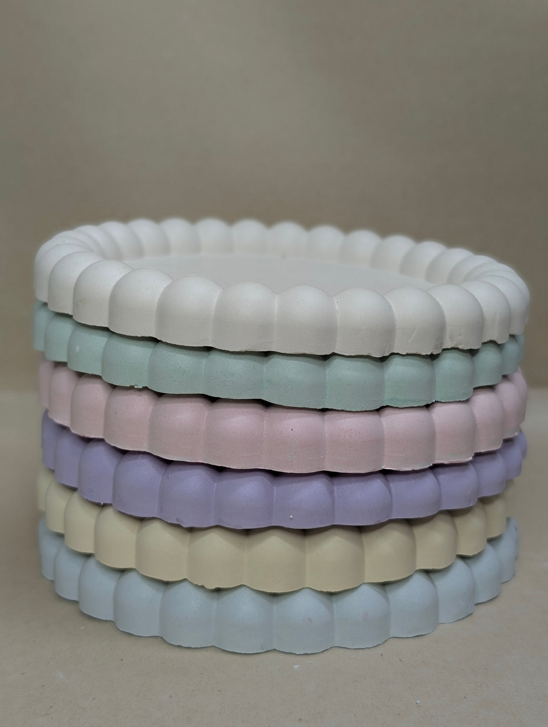 Concrete Bubble Circle Tray For Jewellery