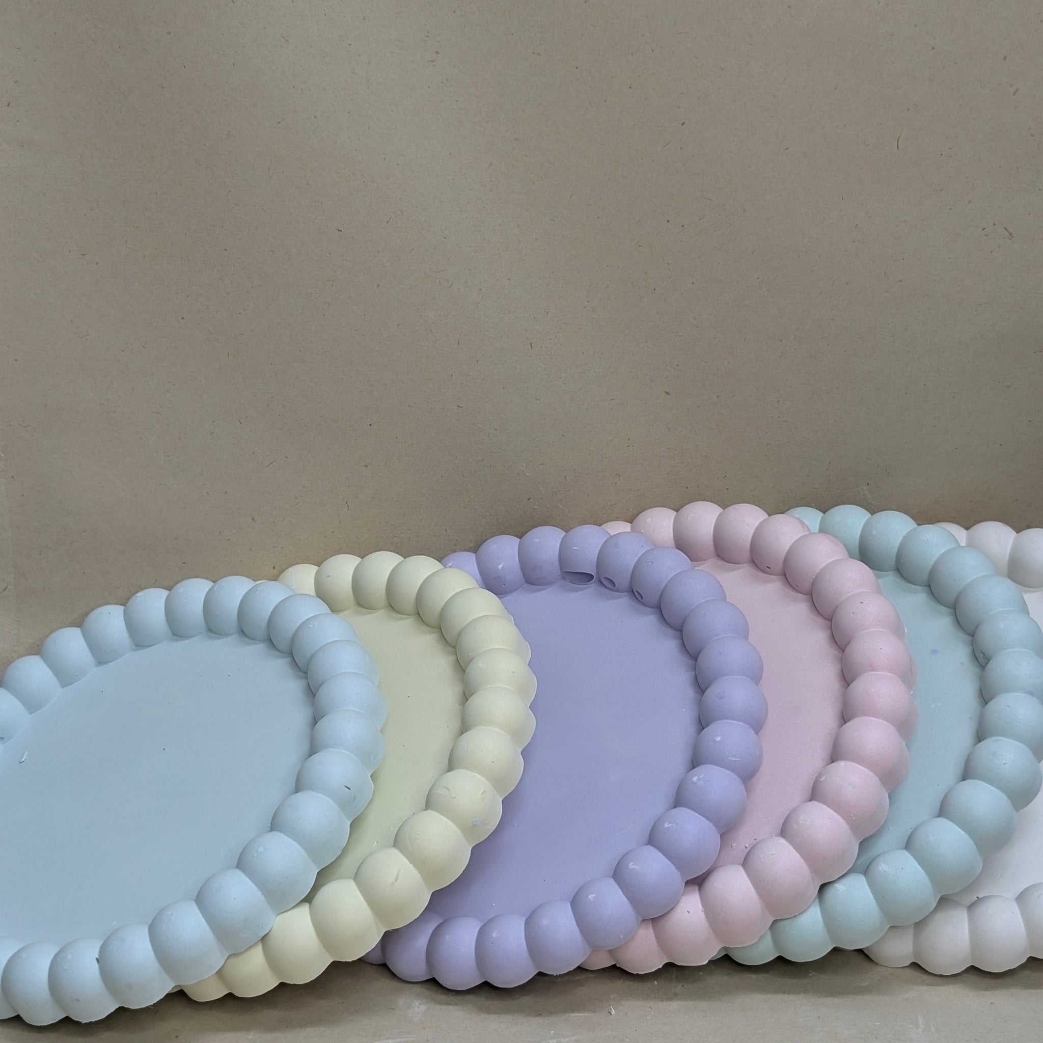 Concrete Bubble Circle Tray For Jewellery