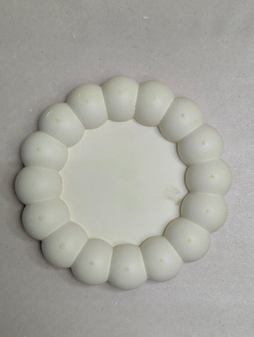 Yellow Small Concrete Tinket Tray For Jewellery