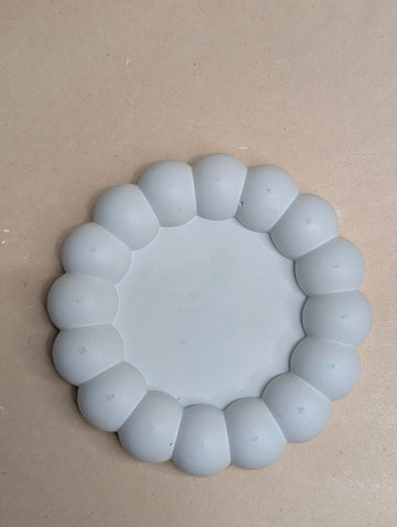 Blue Small Concrete Tinket Tray For Jewellery