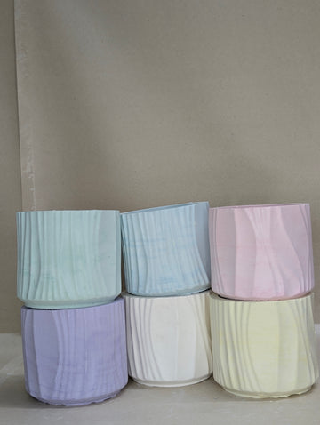 Designer Concrete Jar For Candle Making