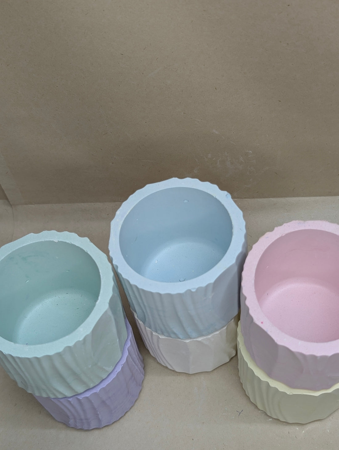 Designer Concrete Jar For Candle Making