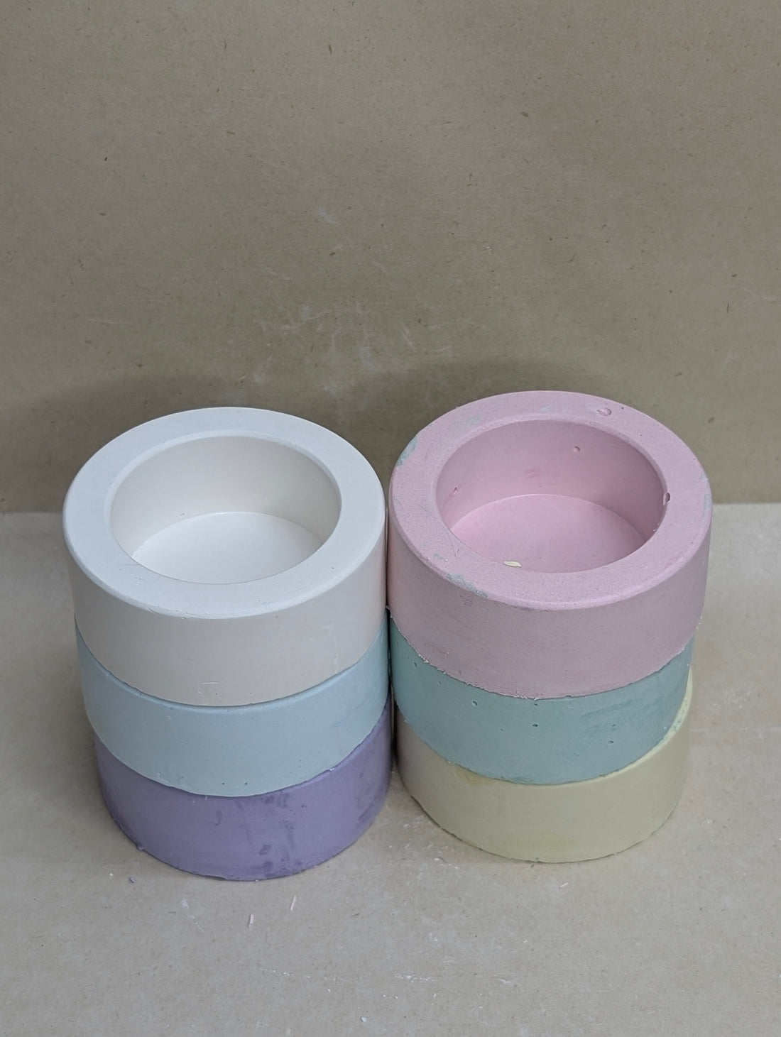 1 Cavity Concrete Tealight Candle Holder