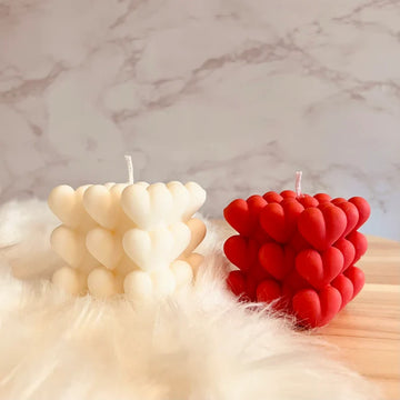 heart bubble candle pineapple scented heart shaped valentines candle love candles