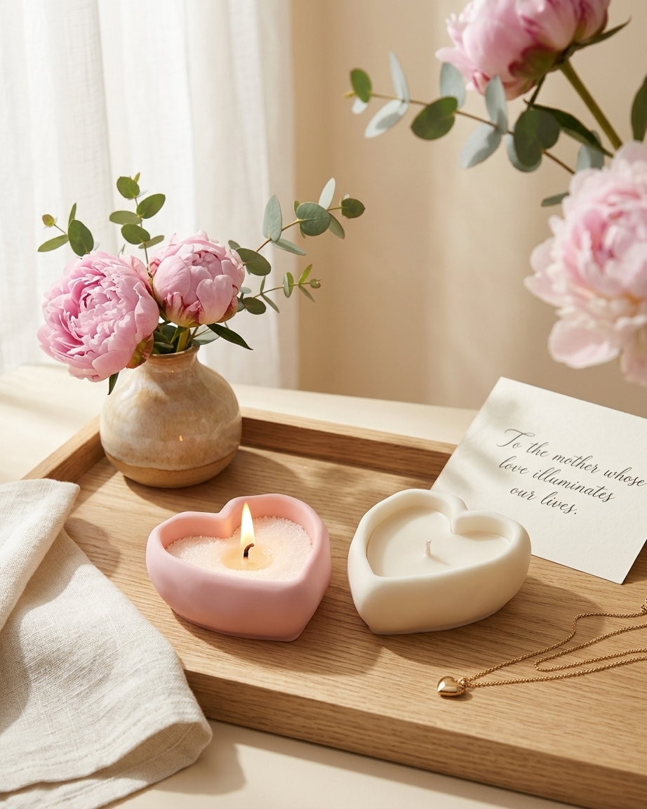heart shaped concrete candle jar gypsum vessel empty empty open vessel premium festival gifting India
