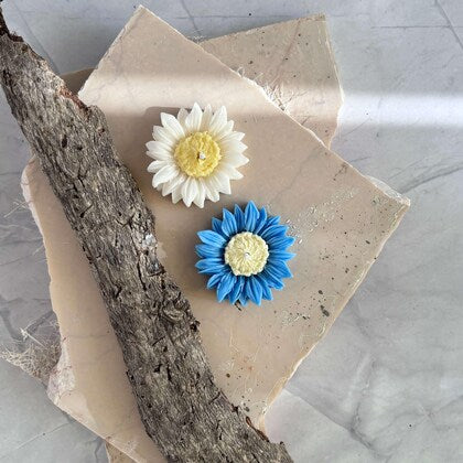 floating sunflower candles scented flower candles pack of 6 scented soy wax candle